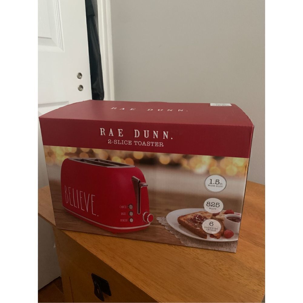 Rae Dunn Believe Toaster